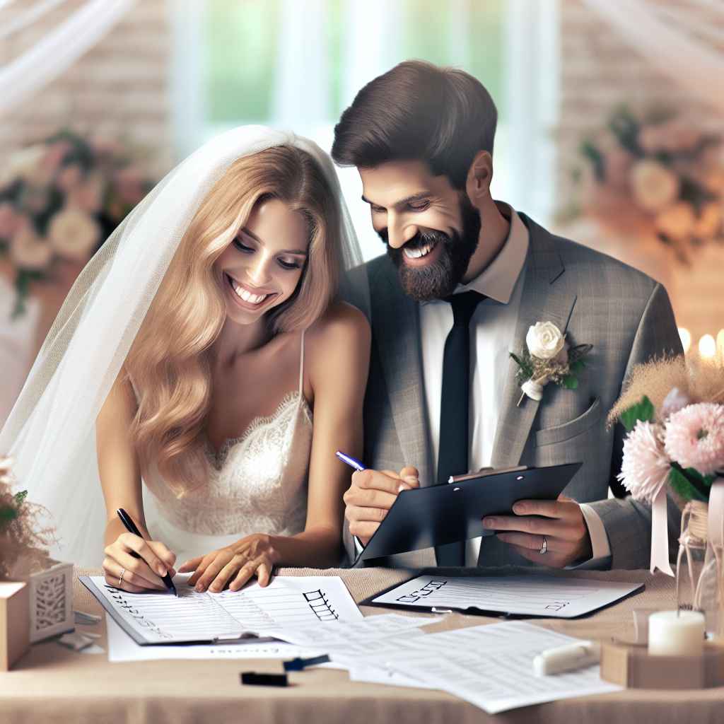 Die ultimative Checkliste für Hochzeitsvorbereitung